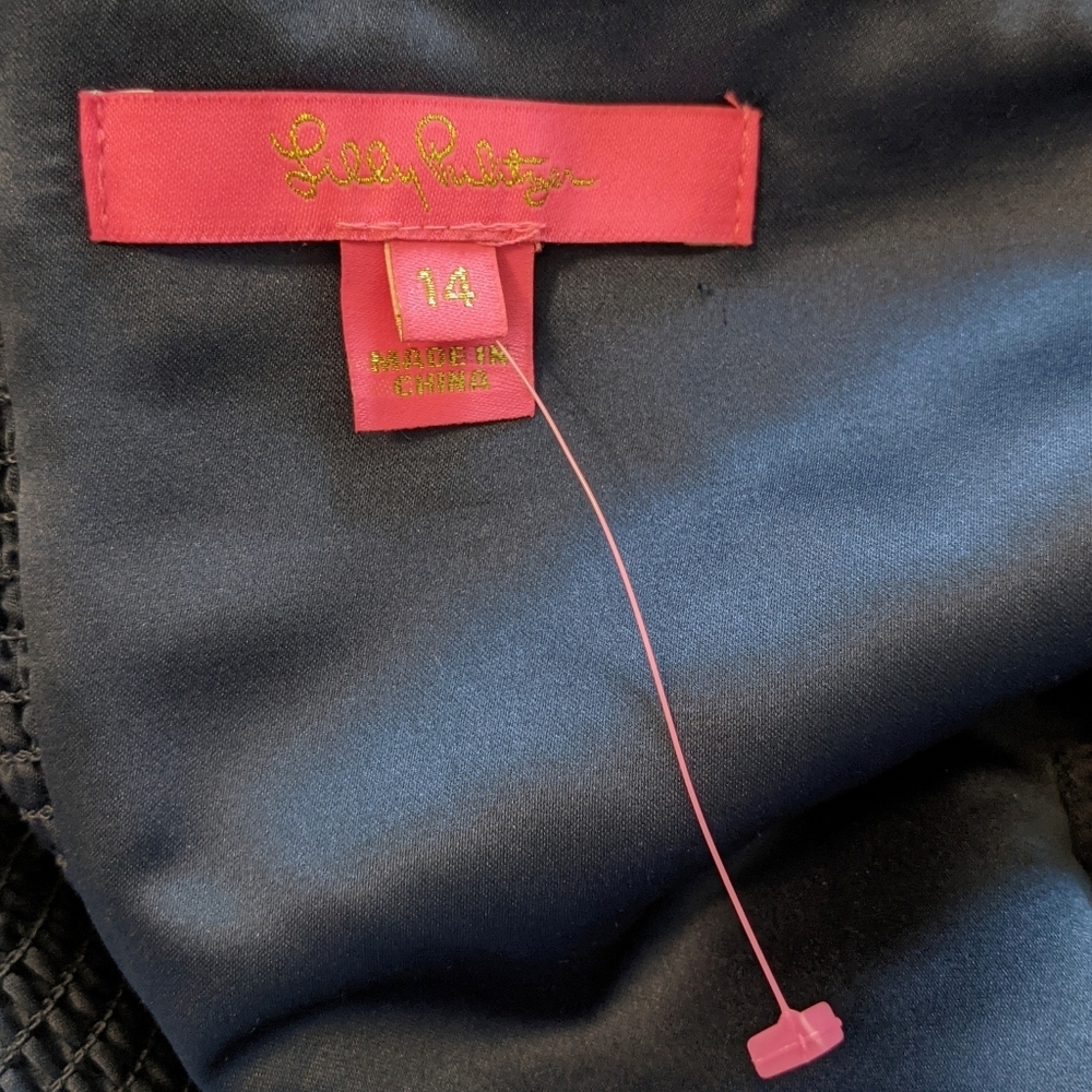 𝅺Lilly Pulitzer Nila Jumpsuit High Tide Take it or Leaf it Floral Print Giraffe - Picture 11 of 14